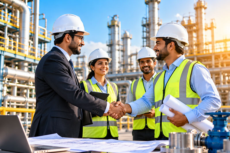 Industrial plant construction